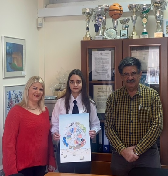 image Leonie wins first prize in FAO poster competition