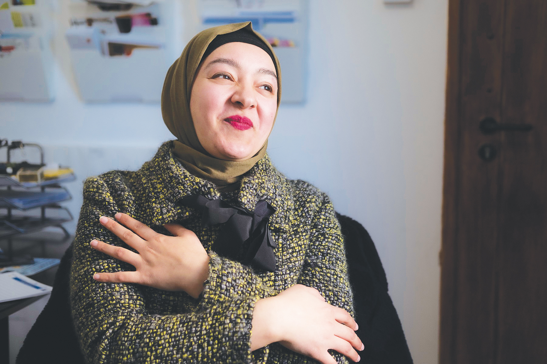 rema beshtawy 29 yrs old a syrian refugee from lattakia, syria