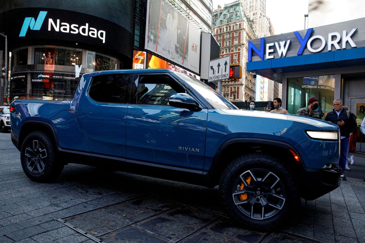 image Rivian warns supply issues to hit production, shares drop to record low