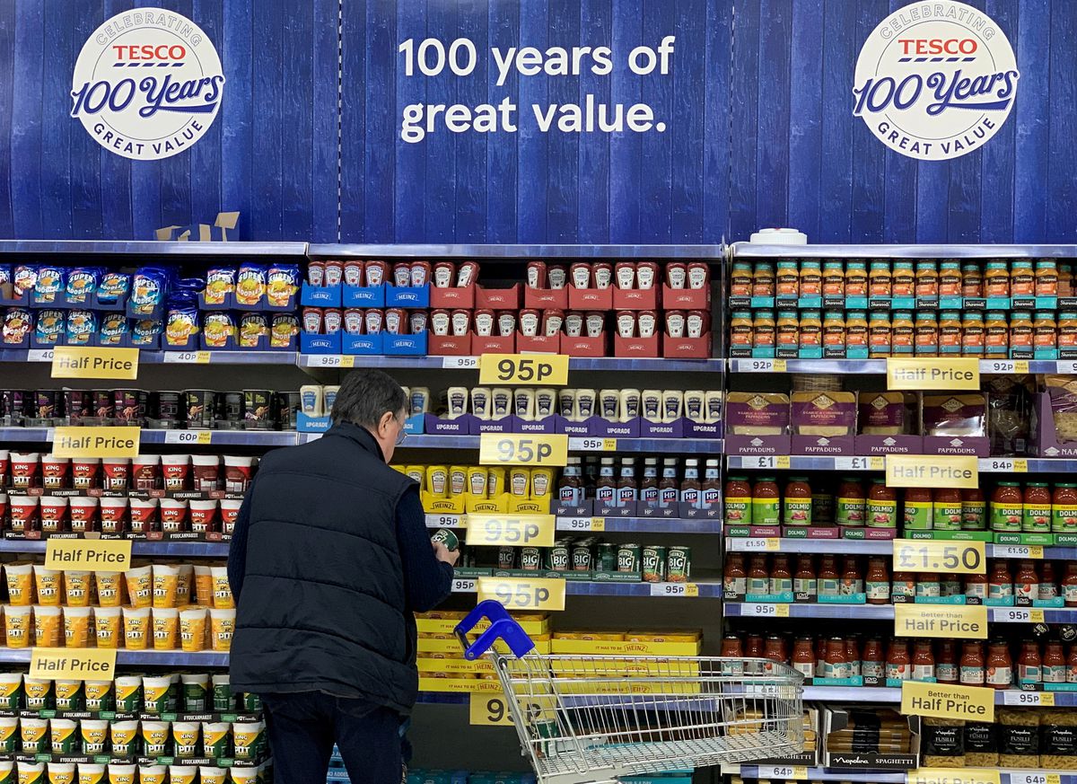 image UK govt to ask supermarkets to cap prices of basic food items &#8211; Telegraph