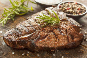 bison porterhouse steak, northstar bison