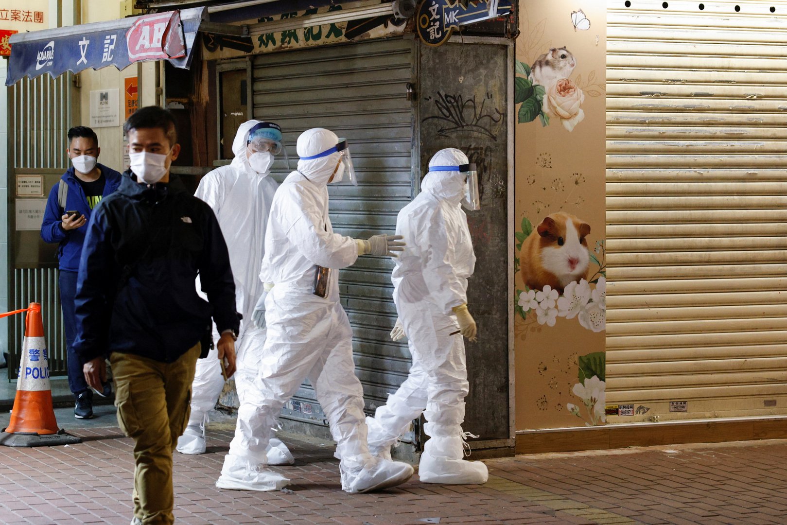 image Hong Kong vaccine rates spike as outbreak shatters Covid-free dreams
