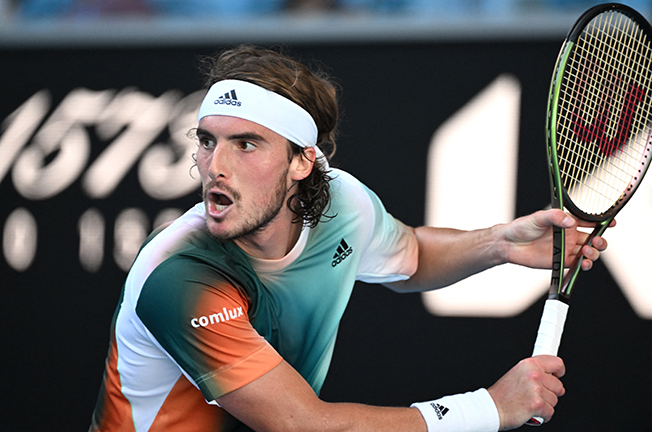 image Tsitsipas toils past Baez to seal third-round spot in Melbourne