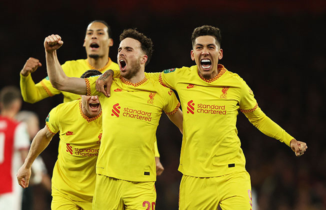 image Klopp hails ‘world-class’ Jota as Liverpool reach League Cup final