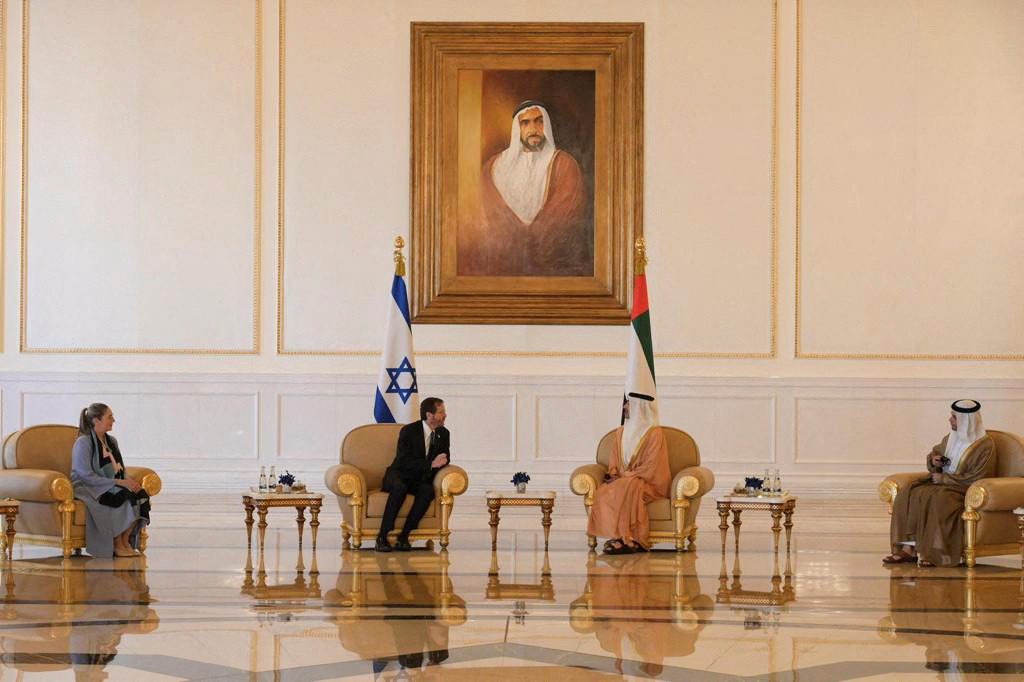 image Israel supports UAE security needs, president says on first visit