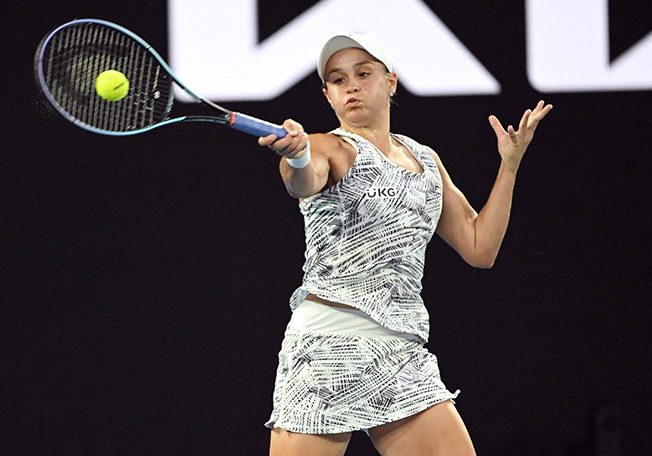 image Collins stands between Barty and the end of Australia&#8217;s title drought