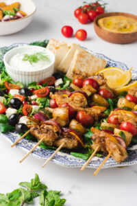 mighty souvlaki platter