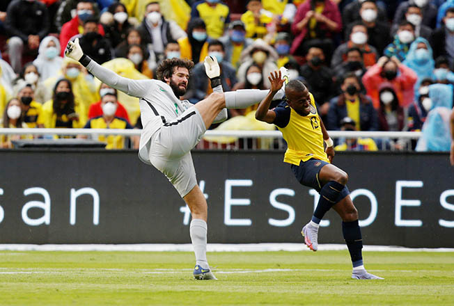 image Brazil goalkeeper Alisson hails VAR after two red cards rescinded