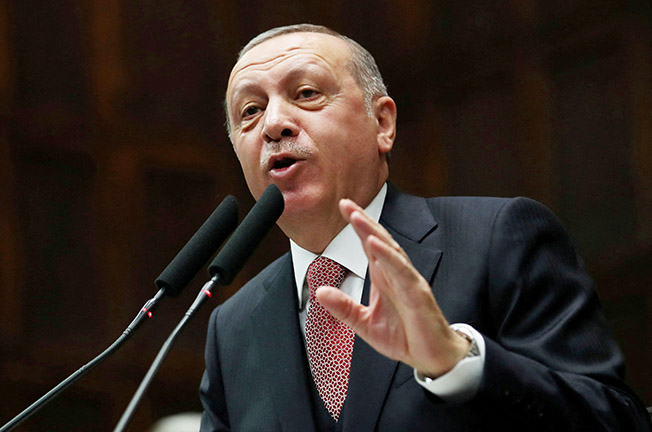 image Turkey’s Erdogan slams Greece after migrants freeze to death near border