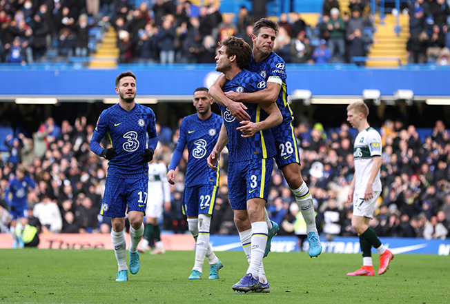 image Chelsea come from behind to beat plucky Plymouth in FA Cup