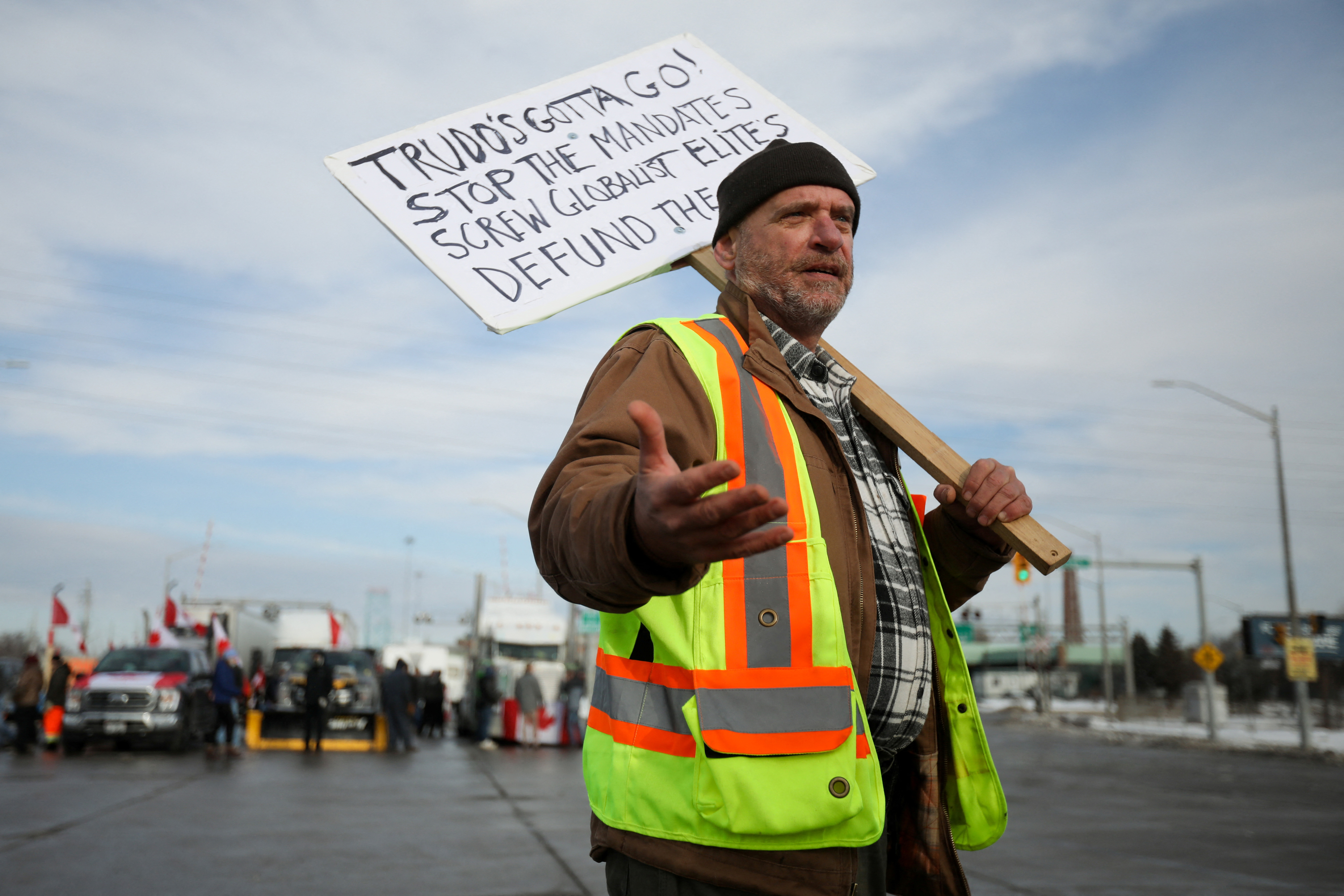 image Canadian authorities scramble to end protests against Covid-19 measures