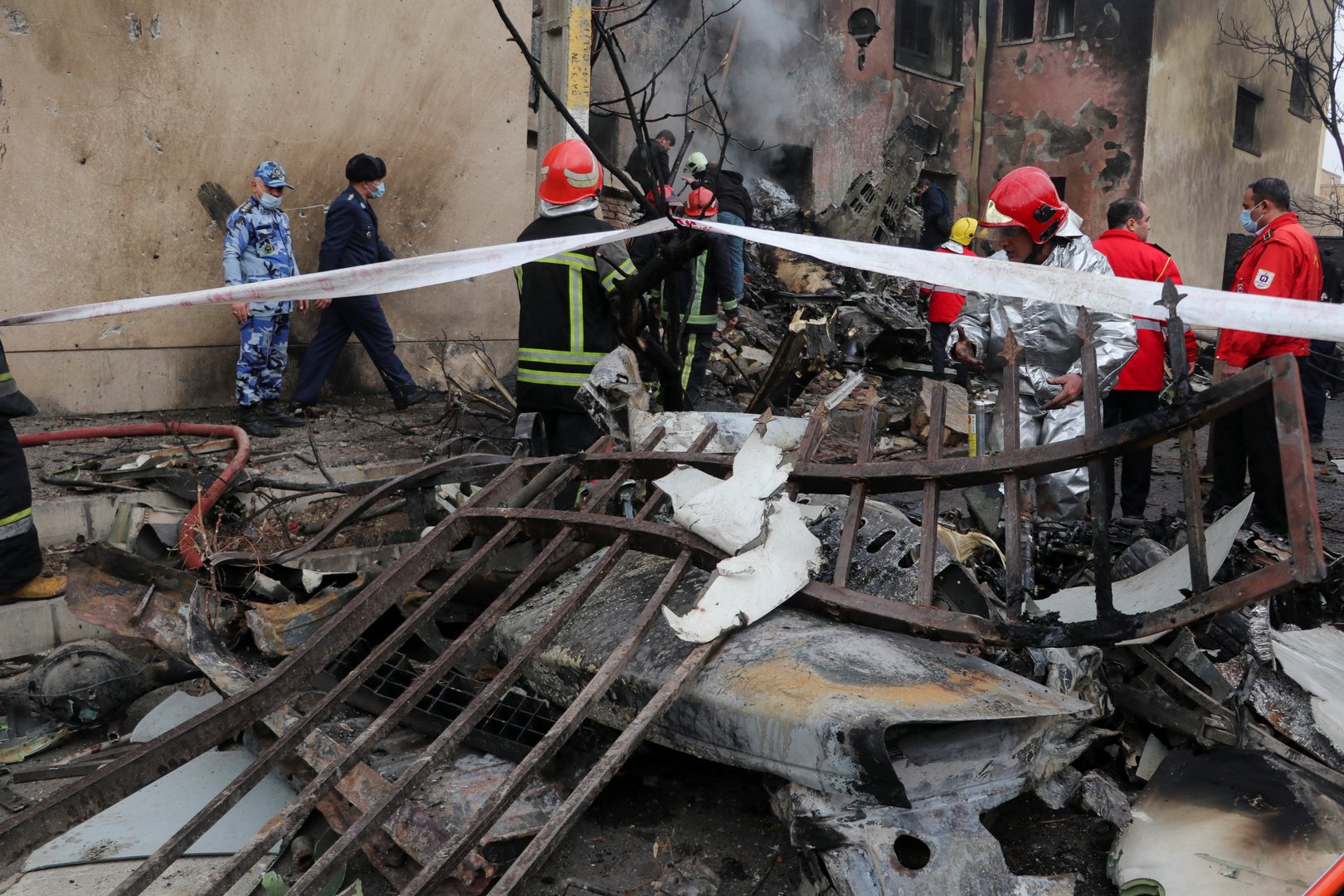 image Military jet crashes in Iran, killing three, state TV reports