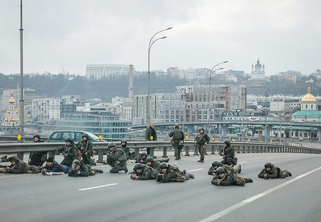 image Kyiv girds for assault as &#8216;enemy wants to put the capital on its knees&#8217;