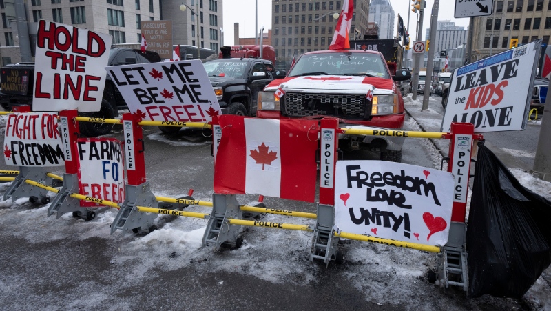 image US agency warns that truckers&#8217; protest could disrupt Super Bowl