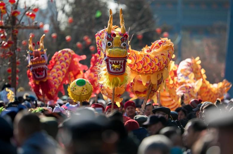 image Chinese celebrate arrival of Year of the Tiger