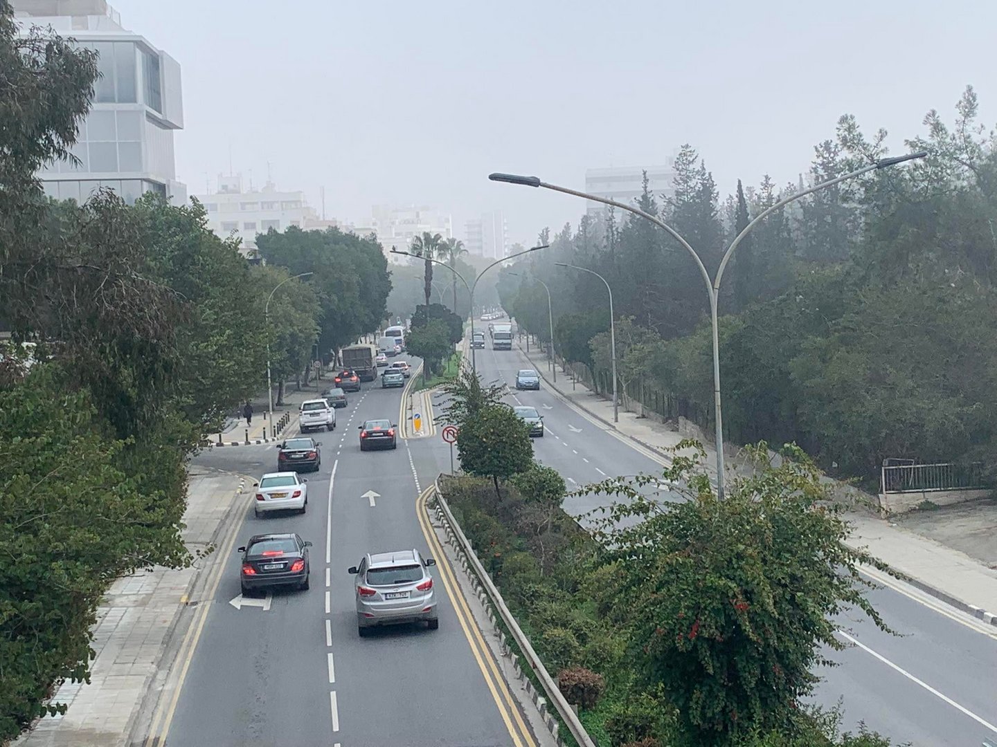 image Dust persists with storms expected on Thursday