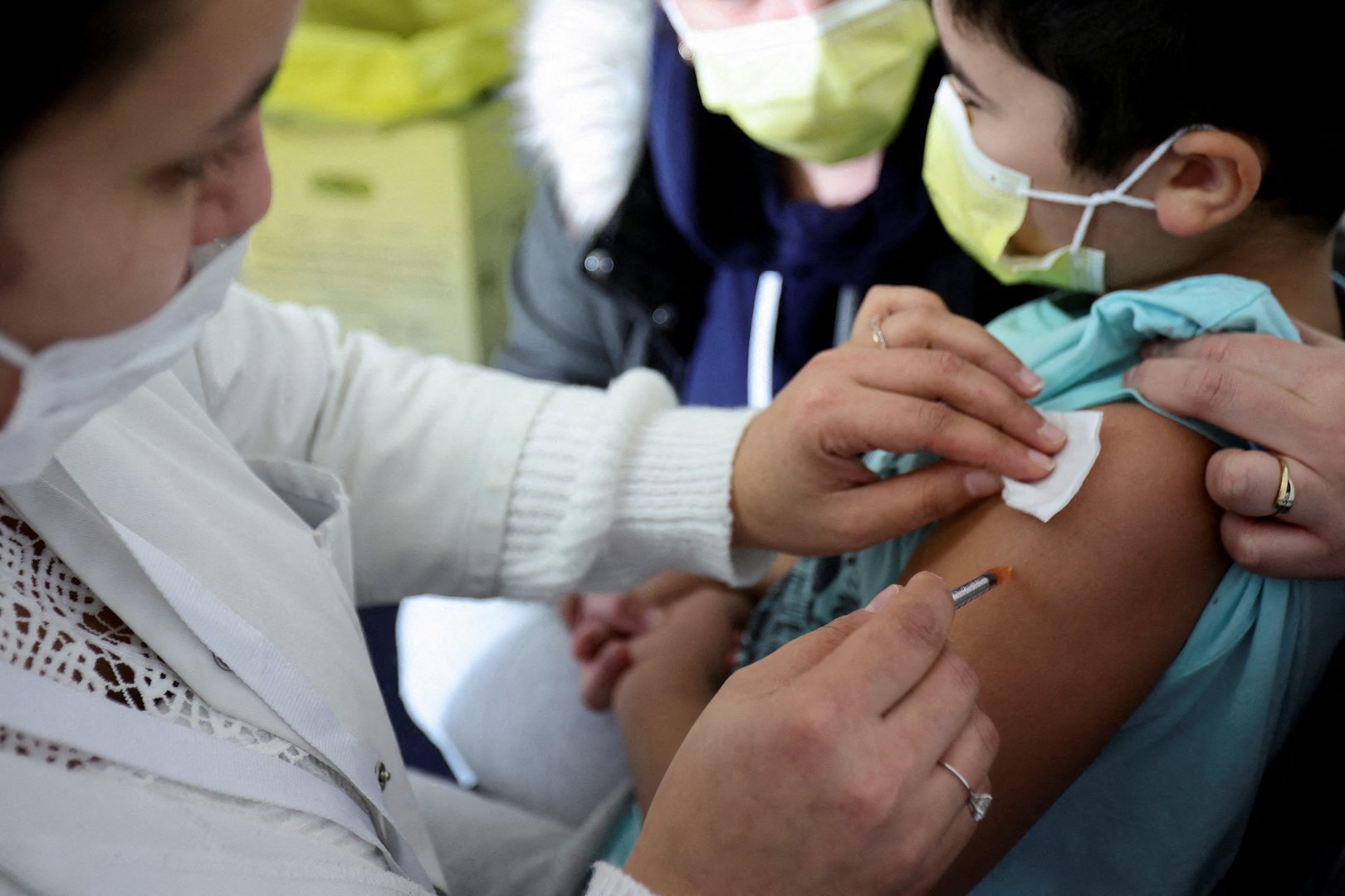 image Uptick in Covid jabs in January