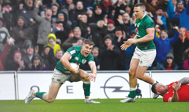 image Slick Ireland ease past hapless Wales in Six Nations opener