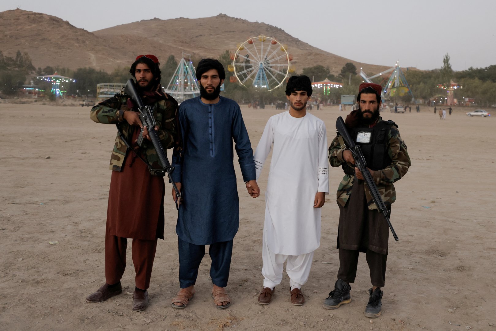 image Afghanistan&#8217;s Taliban told they can&#8217;t take their guns to the funfair