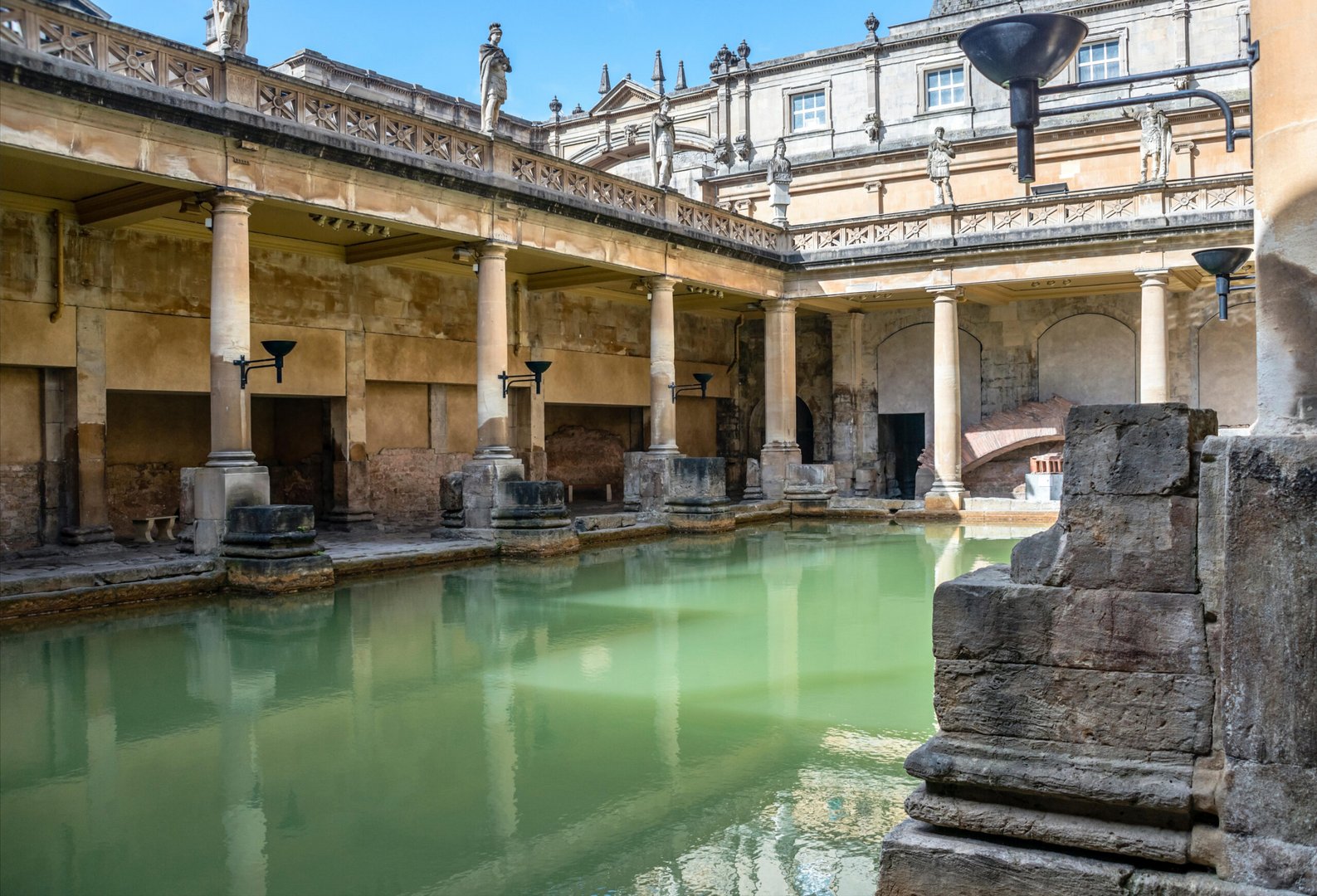 the roman baths in bath