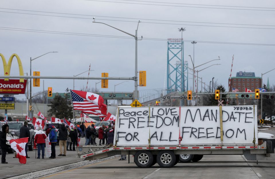image Analysis: Truckers in perfect spot to threaten cross-border trade