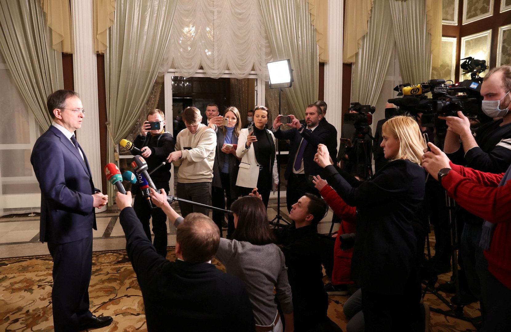 image Russia says its delegation is ready for new talks with Ukraine