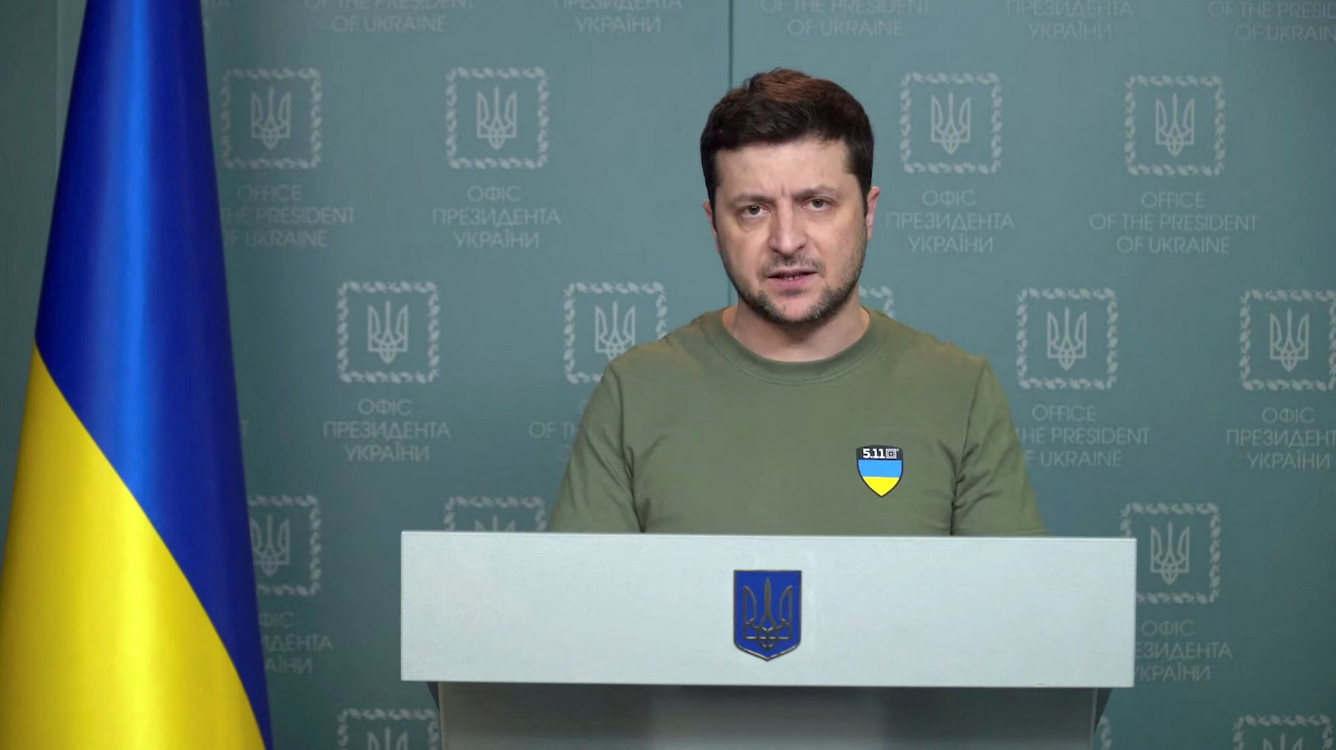 image Ukraine&#8217;s Zelenskiy says defence lines holding against Russian attacks