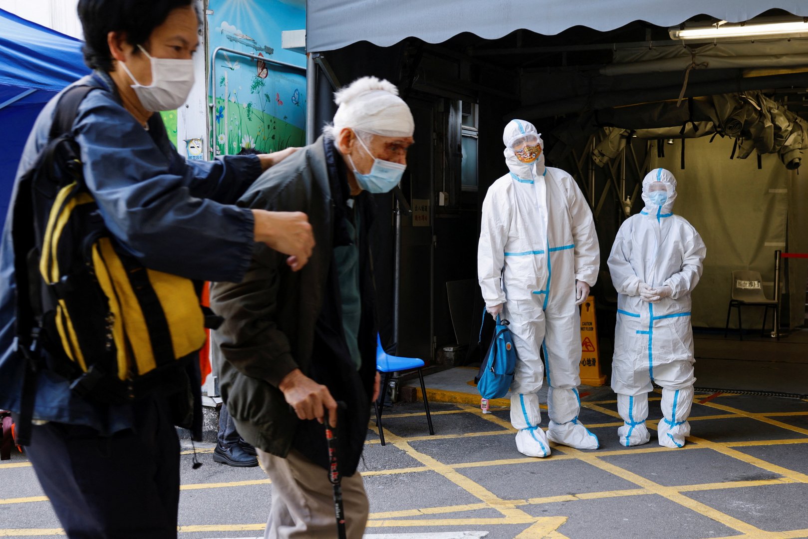 image Hong Kong residents urged not to panic ahead of Covid mass testing