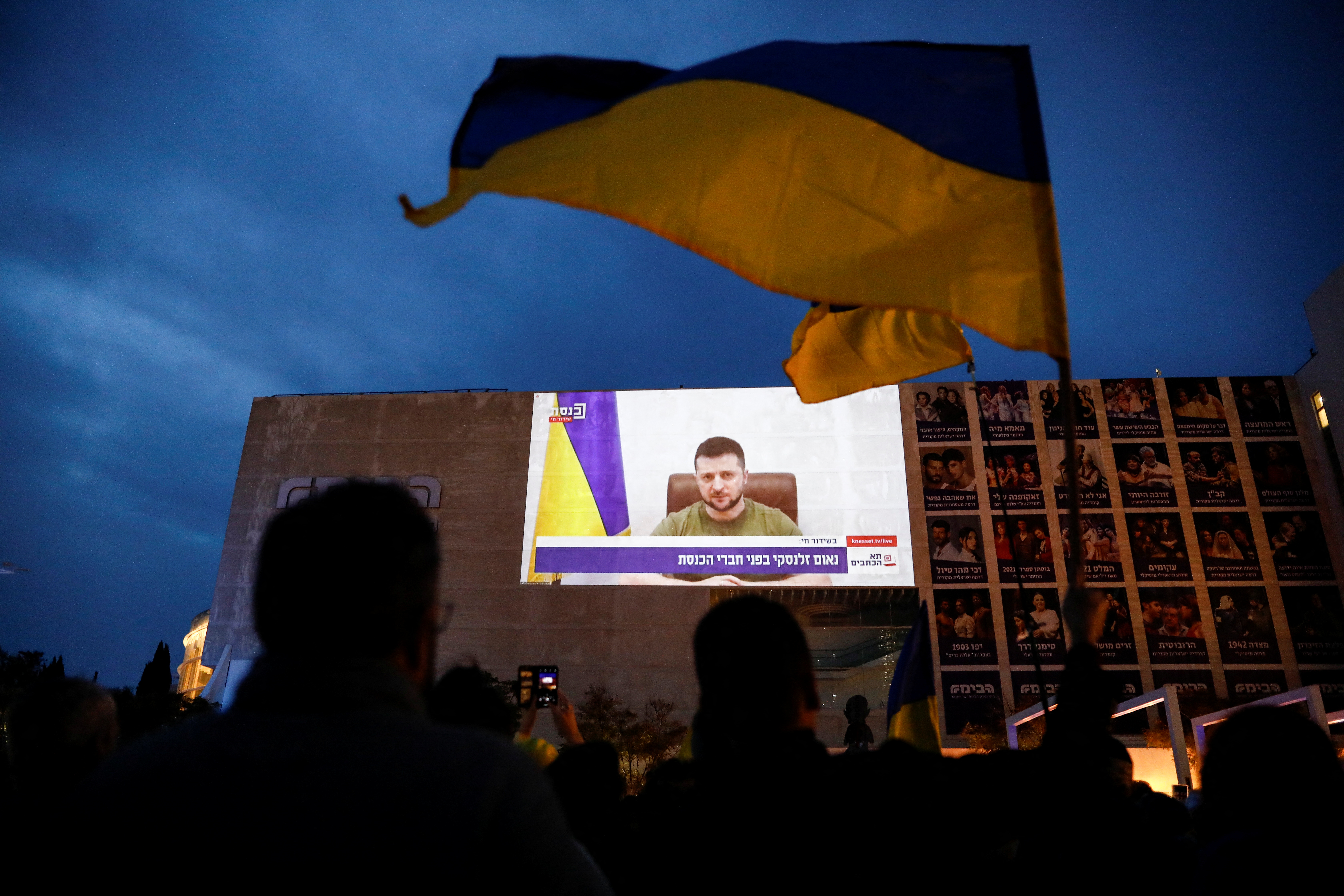 image Ukraine&#8217;s Zelenskiy presses Israel for missile defence help, fighting rages in Mariupol