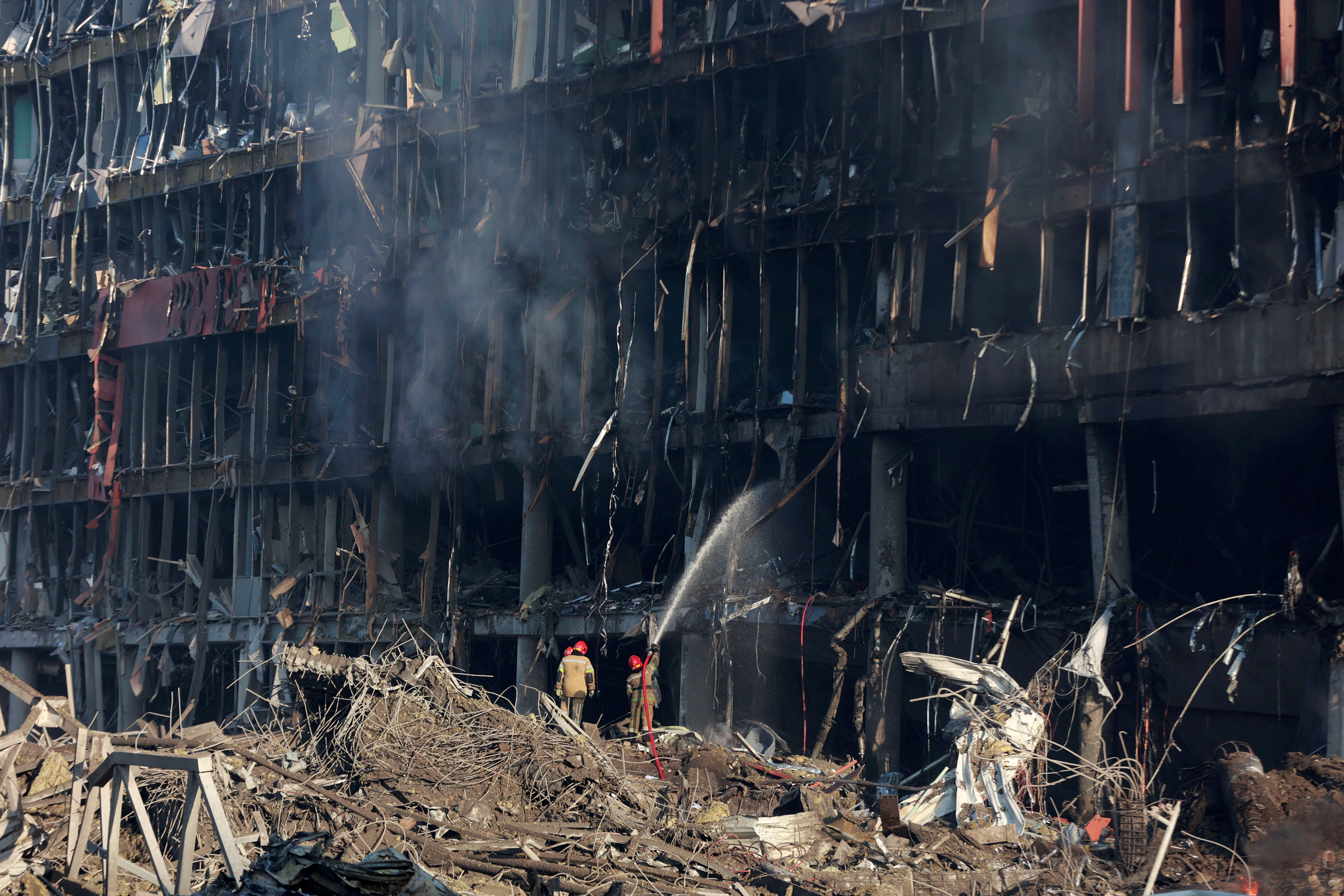 image At least eight killed as Kyiv shopping centre wrecked by shelling (Updated)