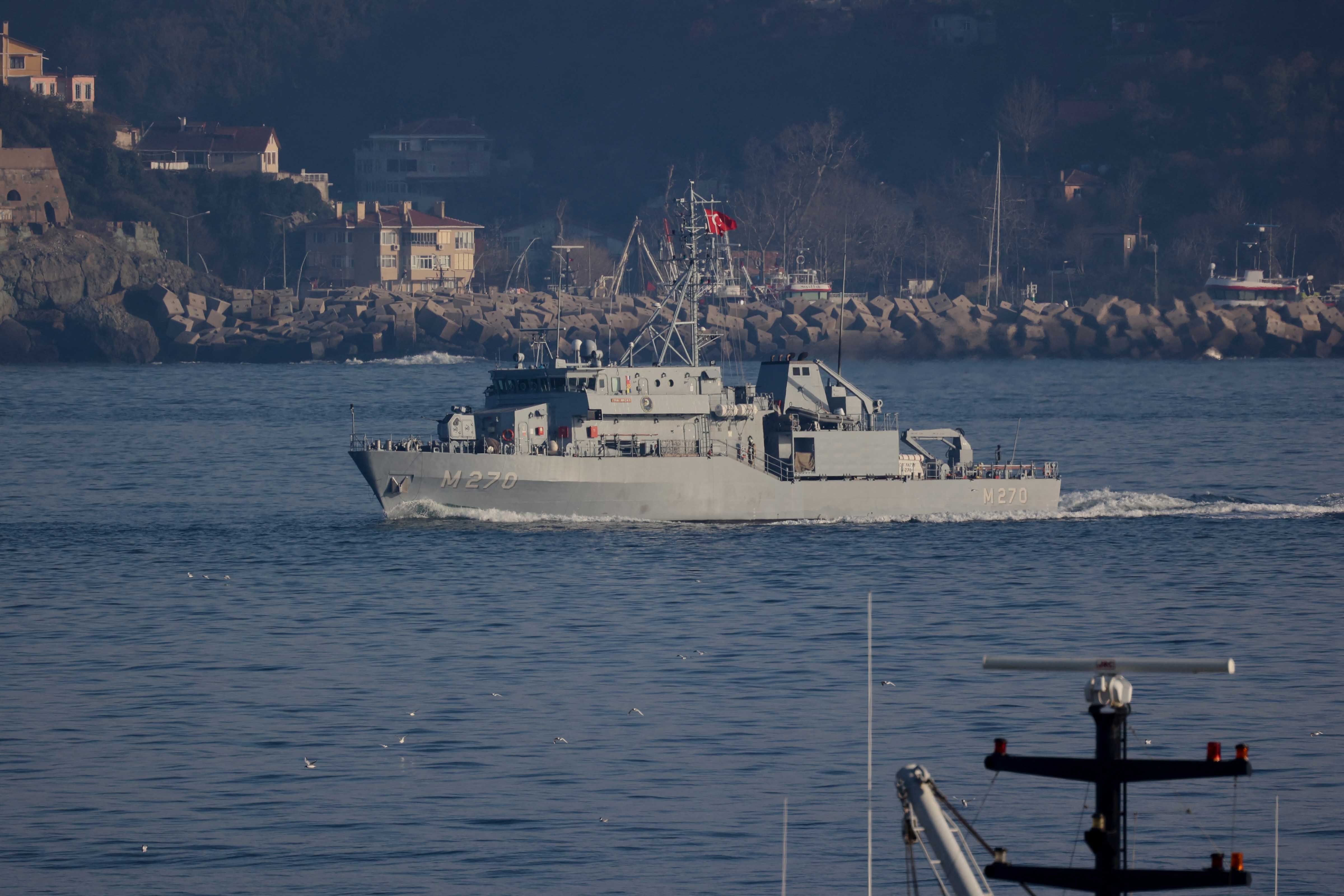 image Turkey defuses mine after Russia warns of strays from Ukraine ports