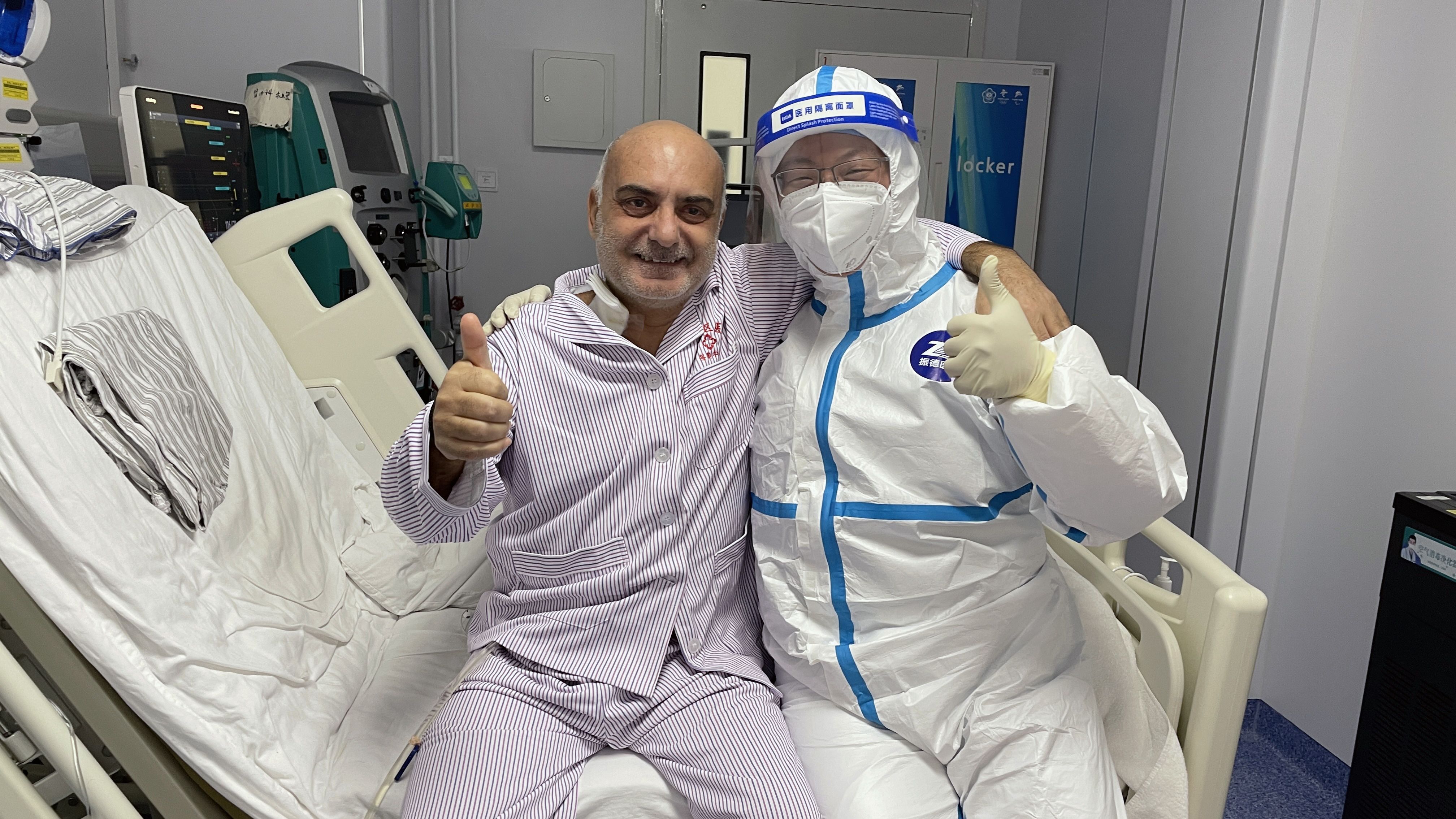 image Ambassador visits Cypriot referee hospitalised during Beijing games