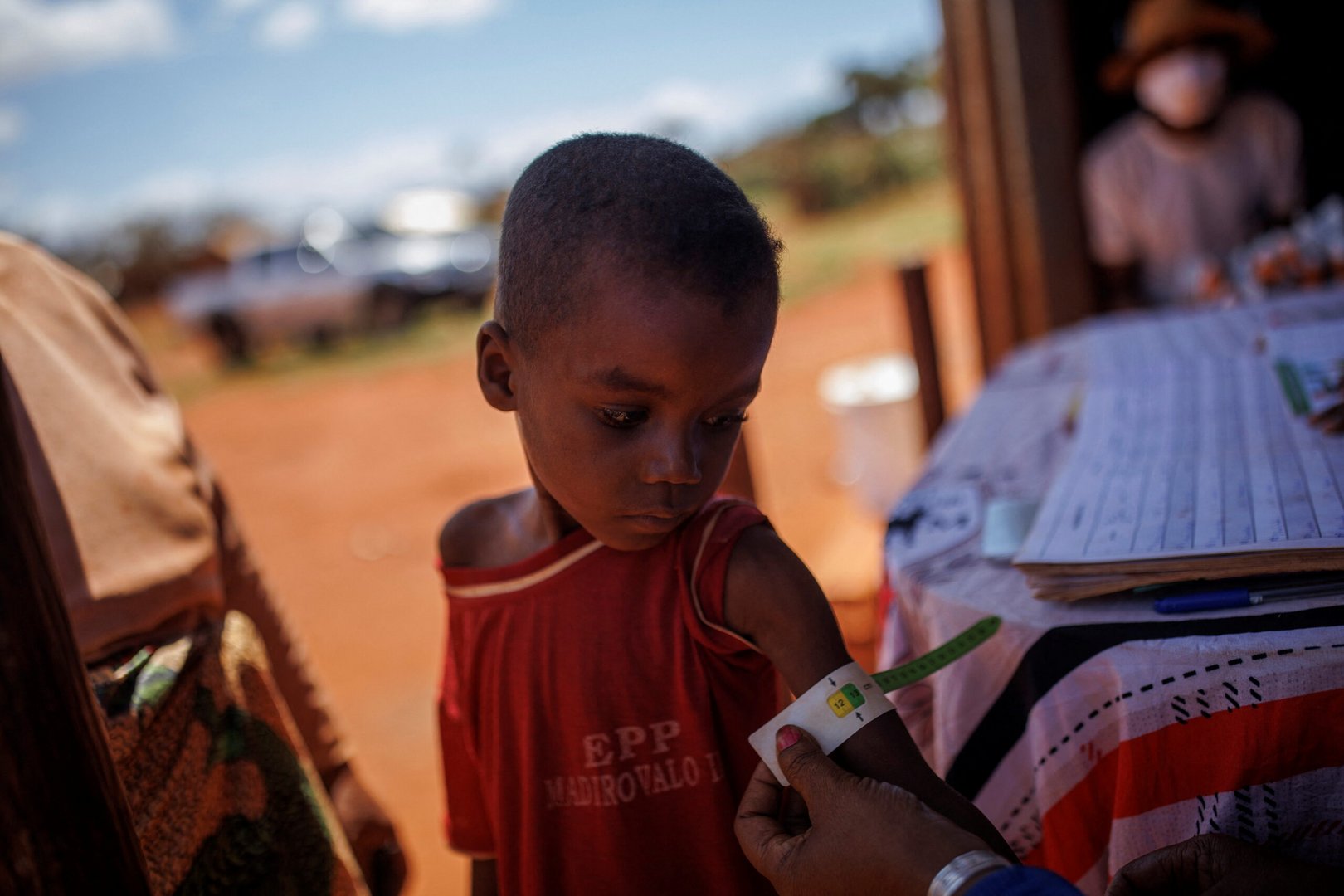 the wider image: a green island turns red: madagascans struggle through long drought