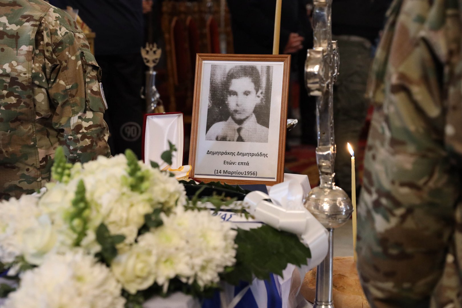 image Seven-year-old Demetrakis, Eoka’s ‘youngest hero’, laid to rest