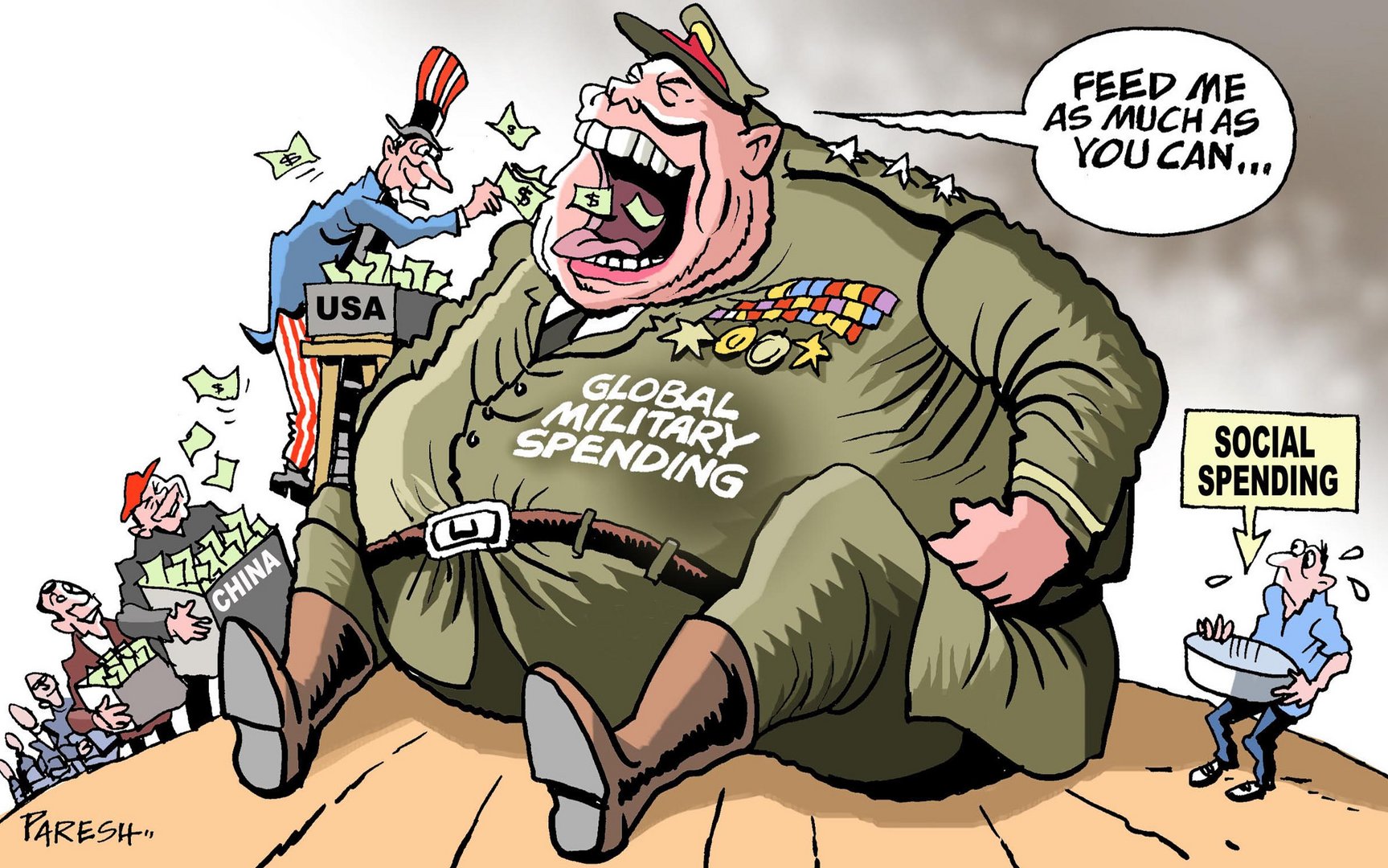 global military spending