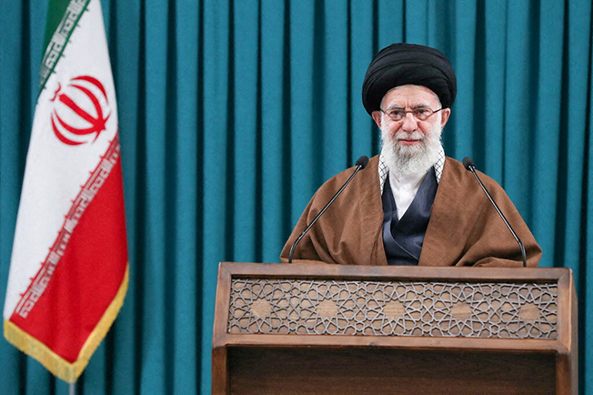 image &#8216;Enemies&#8217; triggering unrest in Iran to overthrow Islamic Republic, says Khamenei