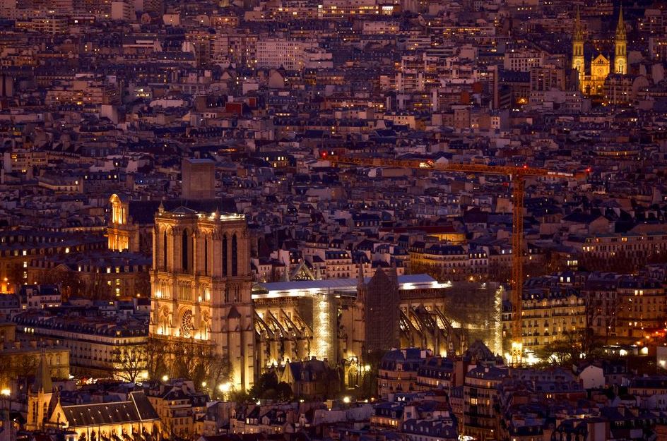 image Ancient sarcophagus found under Notre Dame cathedral in Paris