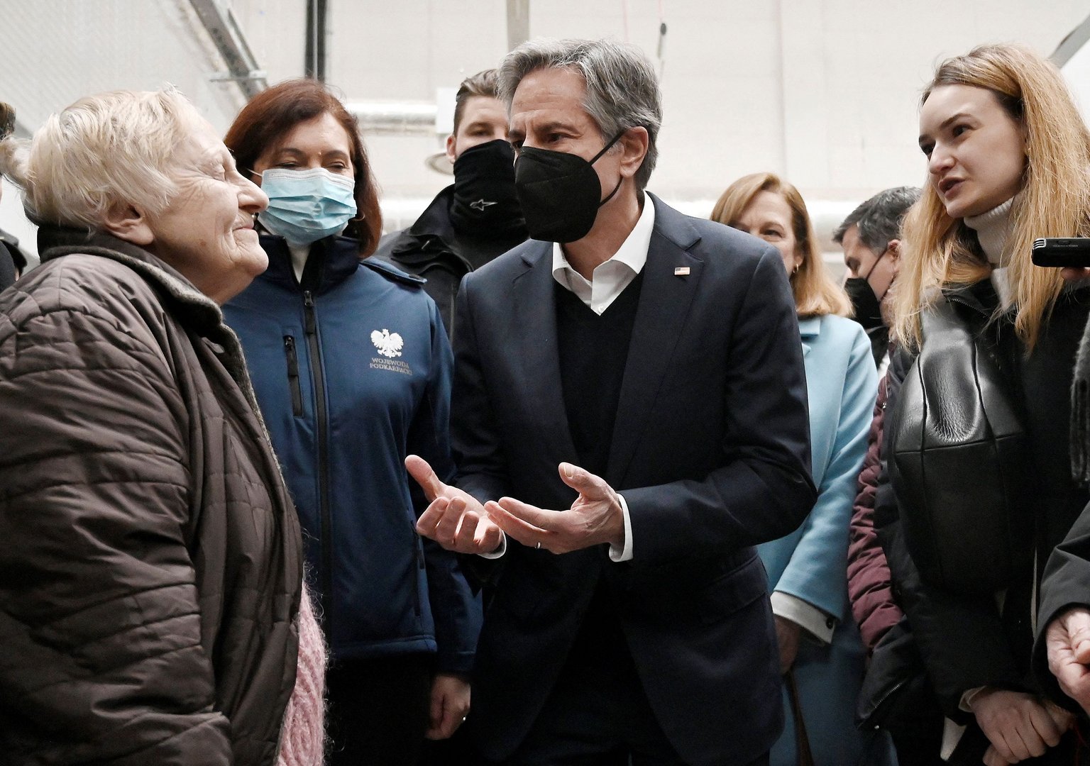 image Blinken in Poland for talks on security, refugees