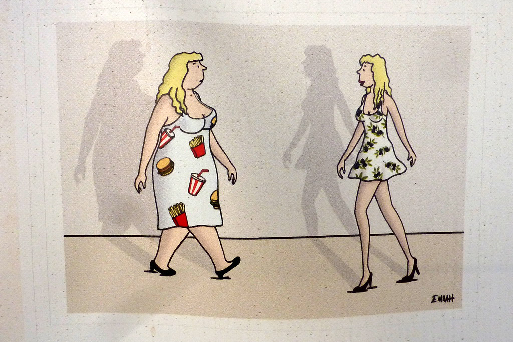 image Mask or no mask: Stop using fat people in political cartoons