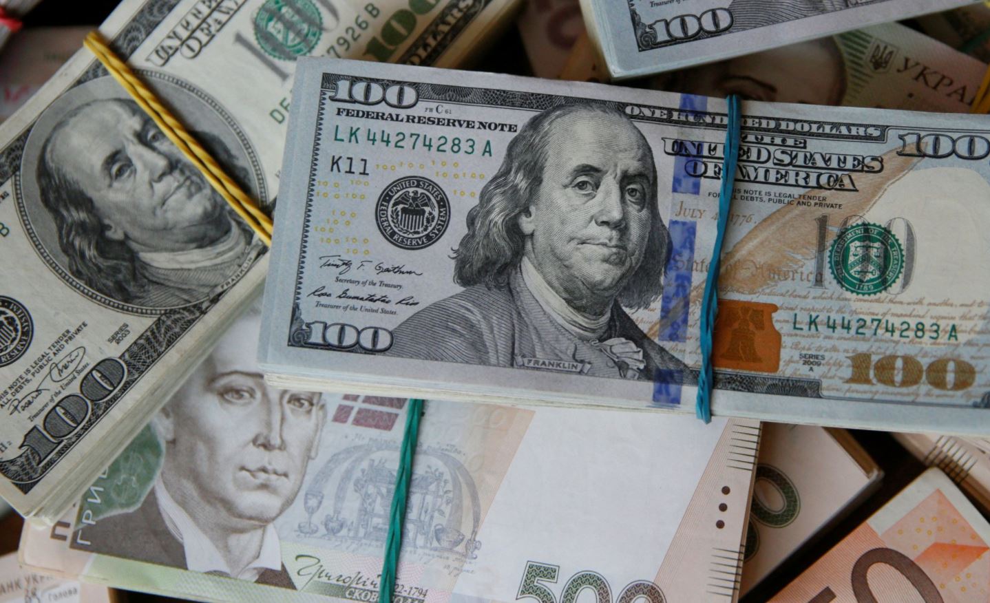 image Dollar rises ahead of payrolls, euro edges lower