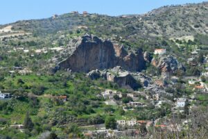 feature lambis episkopi village and its rock