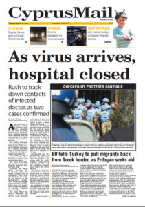 feature nick front page of the cyprus mail march 10, 2020