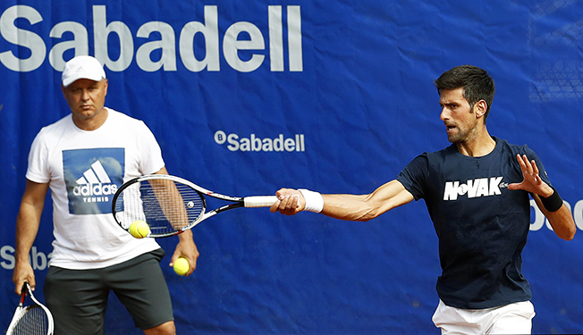 image Djokovic splits with long-time coach Vajda