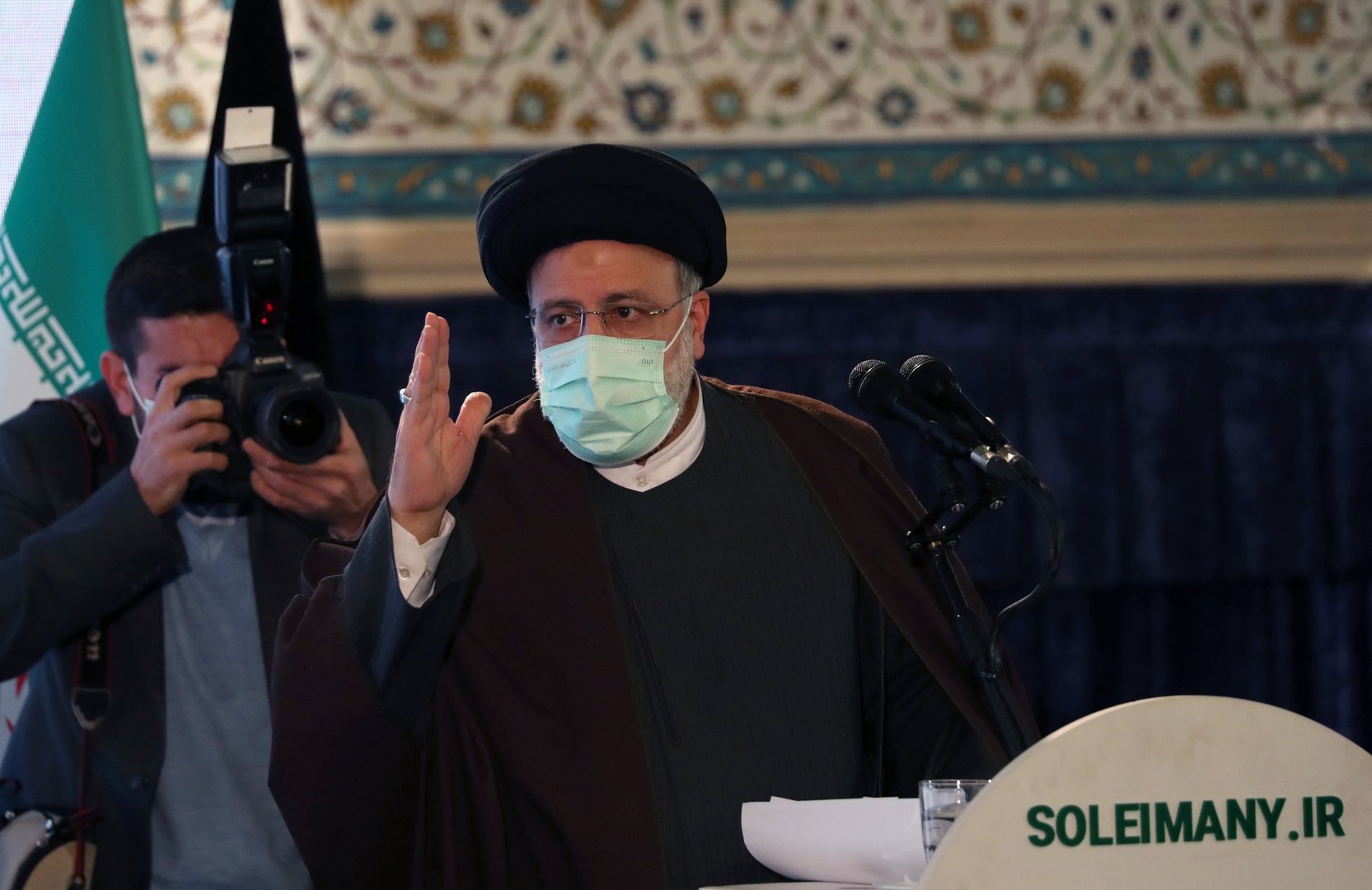image Iran will not back down on its red lines in nuclear talks, Raisi says