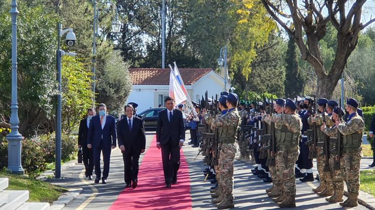 image President of Slovenia makes official visit to Cyprus (update 3)