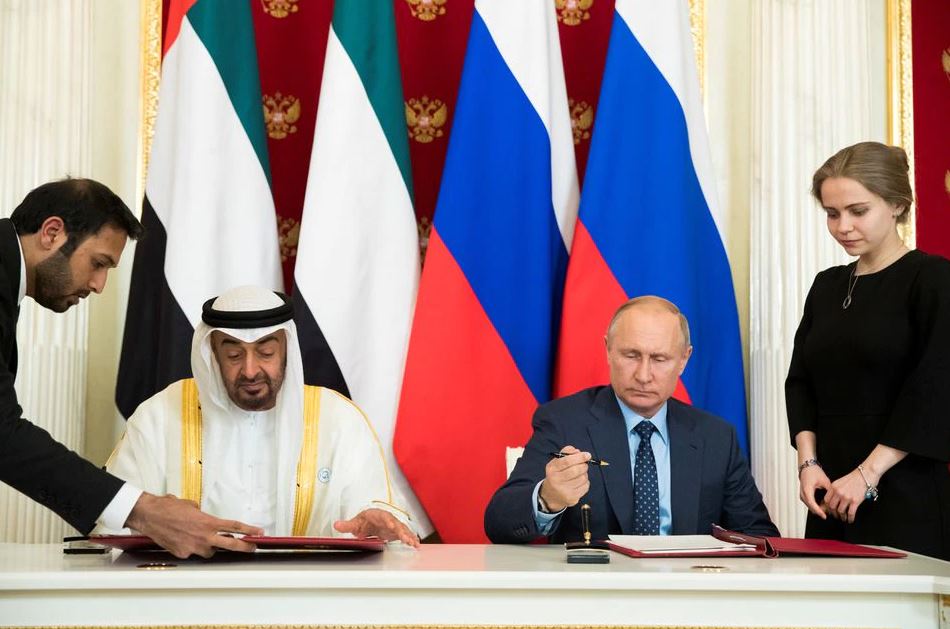 image Russia’s Putin, Abu Dhabi Crown Prince pledge to continue coordination in energy