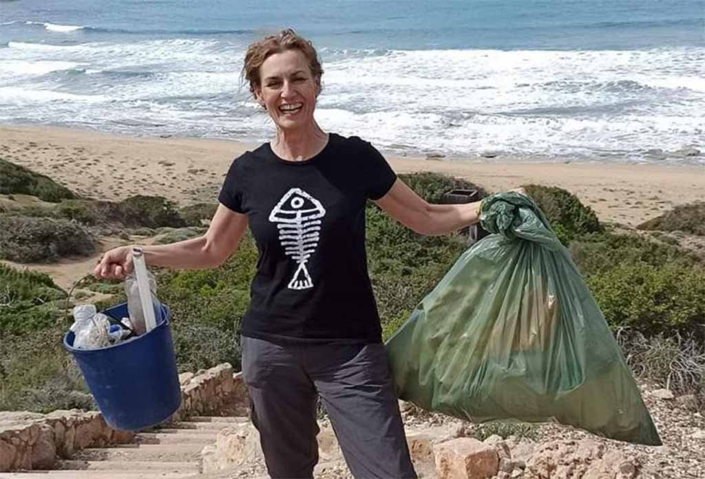 image Peyia beach cleanup collects one ton of rubbish