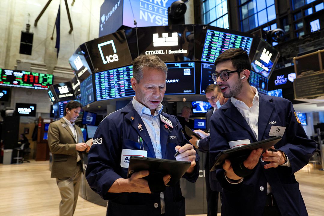 image US stock rally defies economic unease