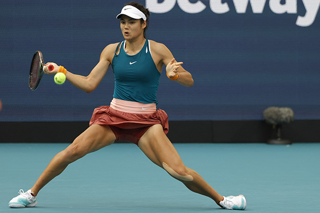 image No toenails for Raducanu but Brit finding her feet on clay