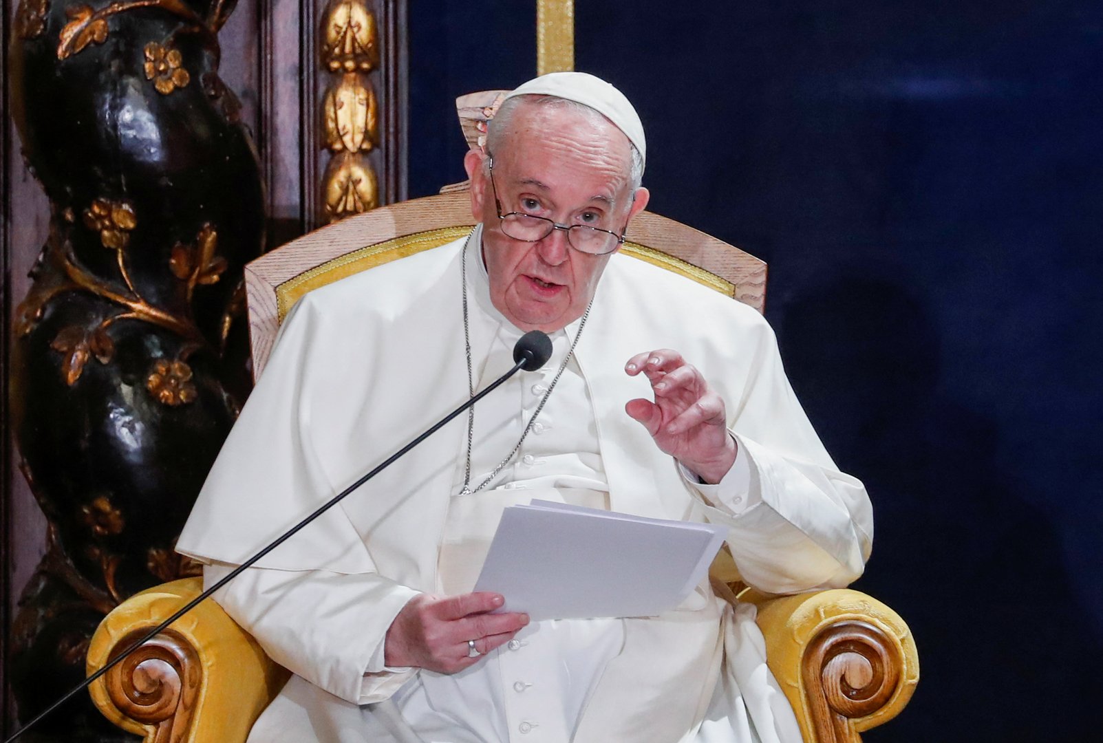 image Pope, starting Canada trip, says he has &#8216;great desire&#8217; to visit Kiev